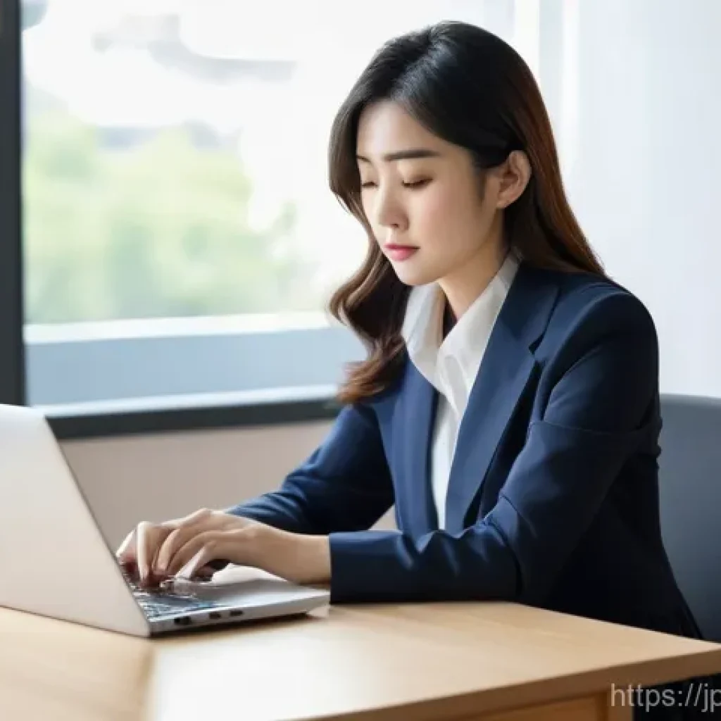 무릎 관절염 예방 운동법 - **Prompt:** A 30-40 year old Japanese office worker, female, wearing business casual attire (blouse,...