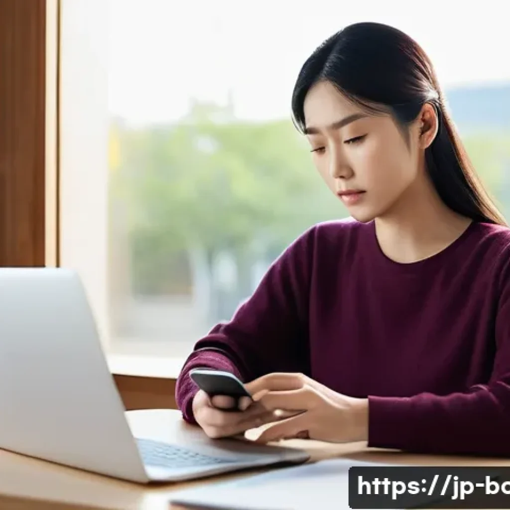 손목 보호를 위한 기구 추천 - **Prompt 1: Early Signs of Wrist Discomfort**
    `A young Japanese woman, in her late 20s to early ...