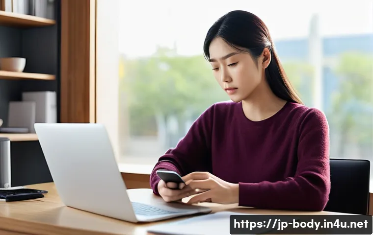 손목 보호를 위한 기구 추천 - **Prompt 1: Early Signs of Wrist Discomfort**
    `A young Japanese woman, in her late 20s to early ...